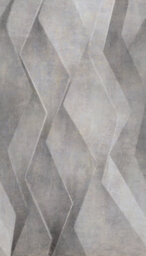 Grandeco Abstract Distressed Concrete 3D Effect 3 Lane Repeatable Textured Mural, 2.8 X 1.59M, Grey - thumbnail 1