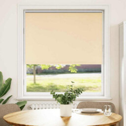 Berkfield Roller Blind Blackout Beige 110X175 Cm Fabric Width 105.7 Cm Polyester - thumbnail 2