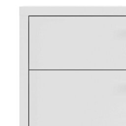 Wyld Haus Dris White Wooden Bookcase 1 Shelf 2 Drawers 2 Doors - thumbnail 7