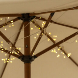 Valuelights Set Of 10 - Solar Powered Outdoor Garden Starburst Fairy String Lights - thumbnail 3