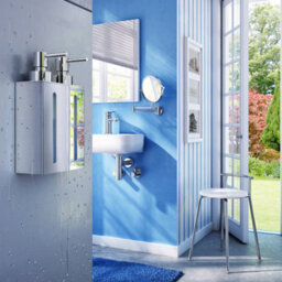 Smedbo Polished Chrome Wall Mounted 250Ml Pump Soap Dispenser - thumbnail 2