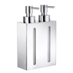 Smedbo Polished Chrome Wall Mounted 250Ml Pump Soap Dispenser - thumbnail 1