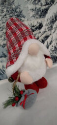 Premier Decorations Limited Light Up Red Standing Christmas Gonk Carrying Pouch 50Cm - thumbnail 5
