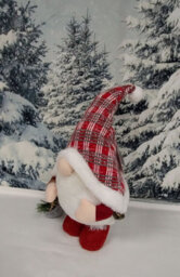 Premier Decorations Limited Light Up Red Standing Christmas Gonk Carrying Pouch 50Cm - thumbnail 4