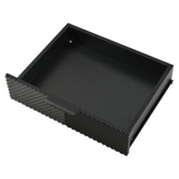 "Abrihome Minimalist Black Tv Stand 200X40X50.5Cm, Holds Up To 80"" Tv, Featuring 2 Doors, 2 Drawers & Open Storage" - thumbnail 7
