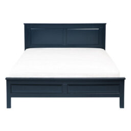 Beliani Bed Pine Wood Olivet 140 X 200 Cm (Eu Double) Dark Blue - thumbnail 5