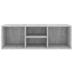 Berkfield Stylish Shoe Storage Bench Concrete Grey 105X35X35 Cm Engineered Wood - thumbnail 4
