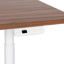 Beliani Electric Adjustable Standing Desk Destinas Brown/ White 160 Cm 72 Cm - thumbnail 6