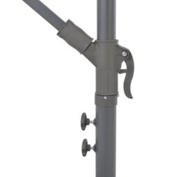 Walplus Cantilever Garden Parasol With Aluminium Pole 300 Cm Blue - thumbnail 7
