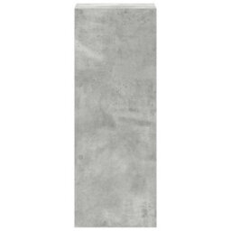 Berkfield Bookcase Stackable Concrete Grey 30X30X80 Cm Engineered Wood - thumbnail 5