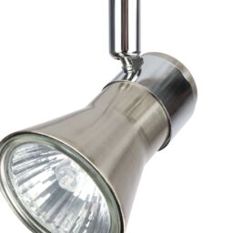 GoodHome Aphroditus Modern Satin Nickel Effect 3 Light Spotlight - thumbnail 5