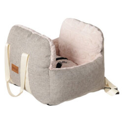 Skylos Dog Car Seat,car Dog Bed For Small Pets,plush Removable Washable - thumbnail 2