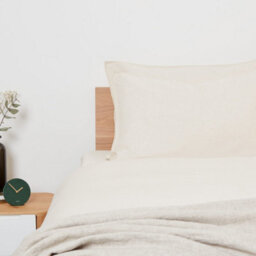 panda London Bamboo & French Linen Complete Bedding Set Natural - thumbnail 3