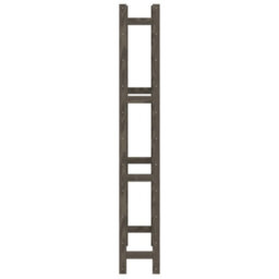 Walplus Wine Rack For 77 Bottles Grey Solid Wood Pine - thumbnail 4
