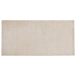 Beliani Rug Gesi Ii Light Beige 80 X 150 Cm Viscose - thumbnail 1