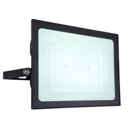 Luminosa Lighting Luminosa Helga I 14500Lm Outdoor Flood Light Black Ip44 Clear Glass Shade Led 6000K - thumbnail 1