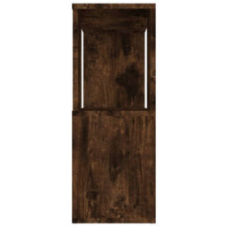 Berkfield Book Cabinet/room Divider Smoked Oak 80X24X63 Cm - thumbnail 6