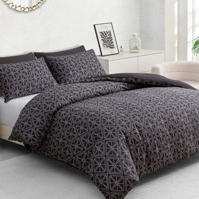 Pamposh King Size Duvet Cover Sets - Premium Brushed Microfiber Reversible - Hypoallergenic King Duvet Cover With Zipper Closure - image 1