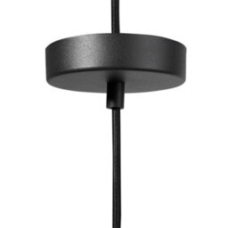 Wyld And Coco Black Half-Globe 1-Light Pendant Lamp With Gold Interior, W40 X D40 X H129 Cm - thumbnail 8