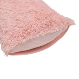 Living And Home Soft And Warm Plush Single Size Faux Mink Fleece Bedding Duvet Cover With 2 Pillowcases Set Of 3 Pink - thumbnail 7