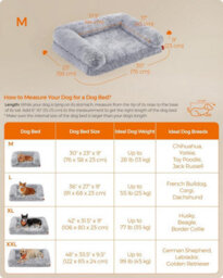 Songmics Fluffyhug Dog Bed, Medium Dog Sofa Bed, Egg Crate Foam Pet Bed With Removable Washable Cover, Grey Ombré - thumbnail 2