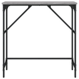 Berkfield Console Table Grey Sonoma 75X32X75 Cm Engineered Wood - thumbnail 4