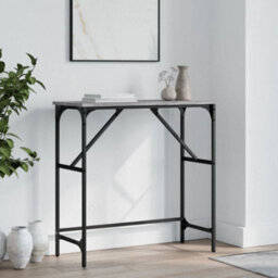 Berkfield Console Table Grey Sonoma 75X32X75 Cm Engineered Wood - thumbnail 1