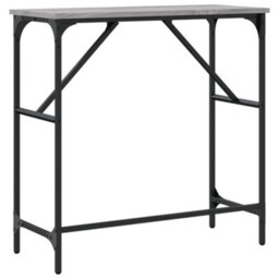 Berkfield Console Table Grey Sonoma 75X32X75 Cm Engineered Wood - thumbnail 6