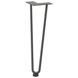 Berkfield Hairpin Legs For Coffee Table 4 Pcs Anthracite 42 Cm Solid Steel - thumbnail 4