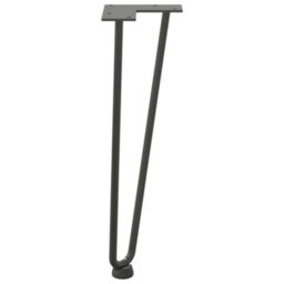 Berkfield Hairpin Legs For Coffee Table 4 Pcs Anthracite 42 Cm Solid Steel - thumbnail 6