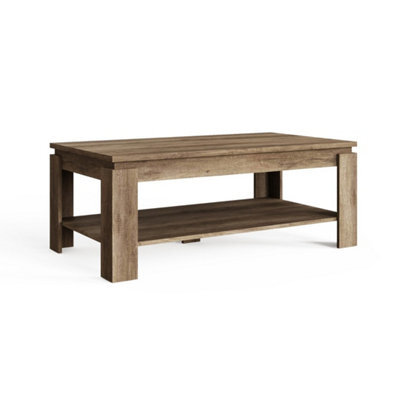 Grey Oak Coffee Table108W X 42H X 59D - image 1