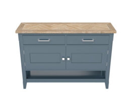 Baumhaus Signature Blue Small Sideboard / Hall Console Table - thumbnail 3