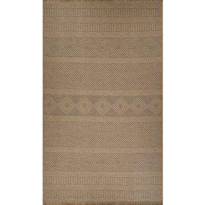 Livabliss Mystery-Washable Tan Beige Modern Living Dining Jute Rug 79 X 152 Cm Easy Care, Non Shedding - image 1