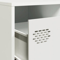 Berkfield Tv Cabinet White 202X39X43.5 Cm Cold-Rolled Steel - thumbnail 9