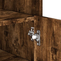 Berkfield Sideboard Smoked Oak 73.5X35X75 Cm Engineered Wood - thumbnail 9