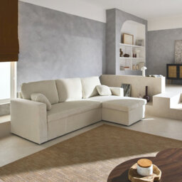 3-Seater Large Corduroy Corner Sofa Bed  - Sweeek - thumbnail 2