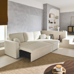 3-Seater Large Corduroy Corner Sofa Bed  - Sweeek - thumbnail 3