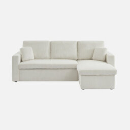 3-Seater Large Corduroy Corner Sofa Bed  - Sweeek - thumbnail 5
