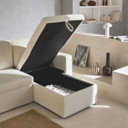 3-Seater Large Corduroy Corner Sofa Bed  - Sweeek - thumbnail 4