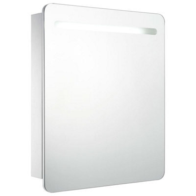 Berkfield Stylish Led Bathroom Mirror Cabinet 68X9X80 Cm - image 1