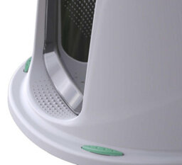 Cat Centre.Direct Cat Centre Medium Blue Cat Hooded Litter Tray Bundle With 2 Bowls And Scoop - thumbnail 3