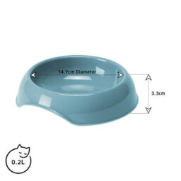 Cat Centre.Direct Cat Centre Medium Blue Cat Hooded Litter Tray Bundle With 2 Bowls And Scoop - thumbnail 6