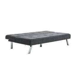 Living And Home Modern Grey Convertible Sofa Bed With Tufted Design - thumbnail 4