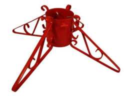 "Garden Pride Premium Christmas Tree Stand - Red - 3"" Diameter" - thumbnail 2