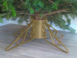 "Garden Pride Premium Christmas Tree Stand - Red - 3"" Diameter" - thumbnail 4