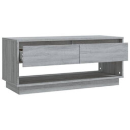 Berkfield Tv Cabinet Grey Sonoma 102X41X44 Cm Engineered Wood - thumbnail 8