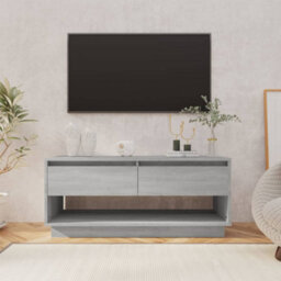 Berkfield Tv Cabinet Grey Sonoma 102X41X44 Cm Engineered Wood - thumbnail 1