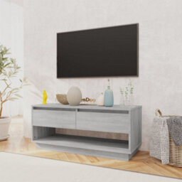 Berkfield Tv Cabinet Grey Sonoma 102X41X44 Cm Engineered Wood - thumbnail 3