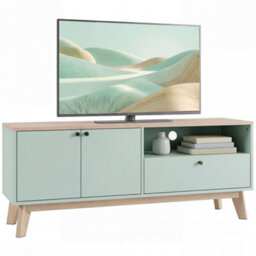 Homcom Entertainment Center With Adjustable Shelf For Tvs Up To 36 Inch - thumbnail 2