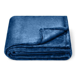 Moonlight Bedding Fleece Blanket Soft Throw Lightweight All Season Sofa, Bed & Travel Blanket Double (Teal, 150X200Cm) - thumbnail 1